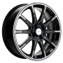 Легковой диск Khomen Wheels KHW1707 6,5x17 4x100 ET41 60,1 Black-FP