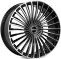 Skill Wheels SV017 9x22 6x139,7 ET28 78,1 чёрный + полированные спицы